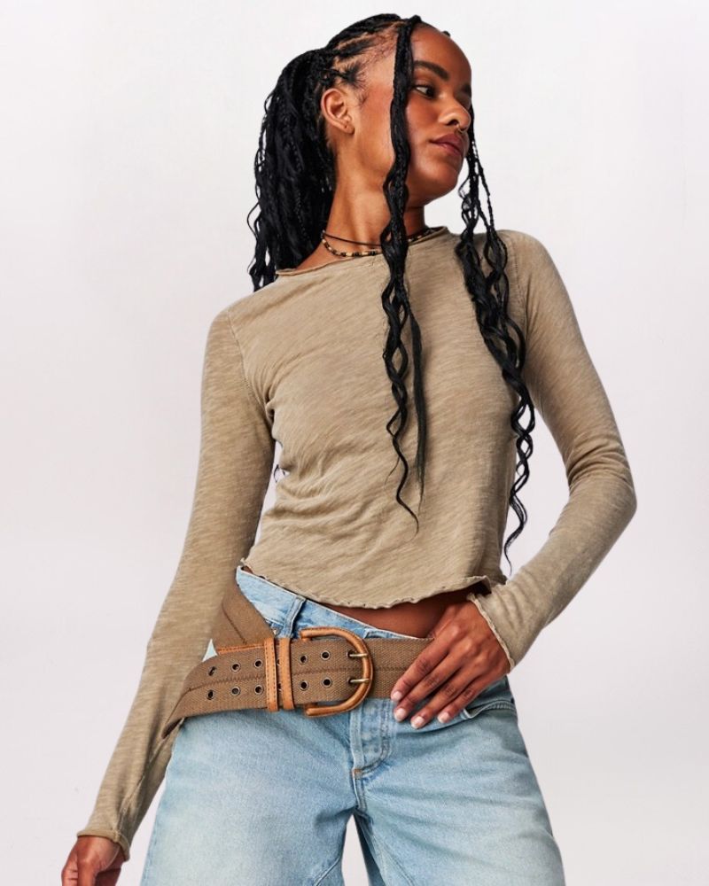 BE MY BABY TEE-TROPICAL NUT