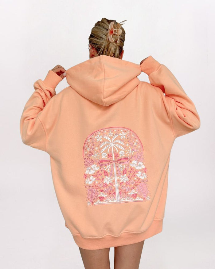 TROPICAL PALM HOODIE