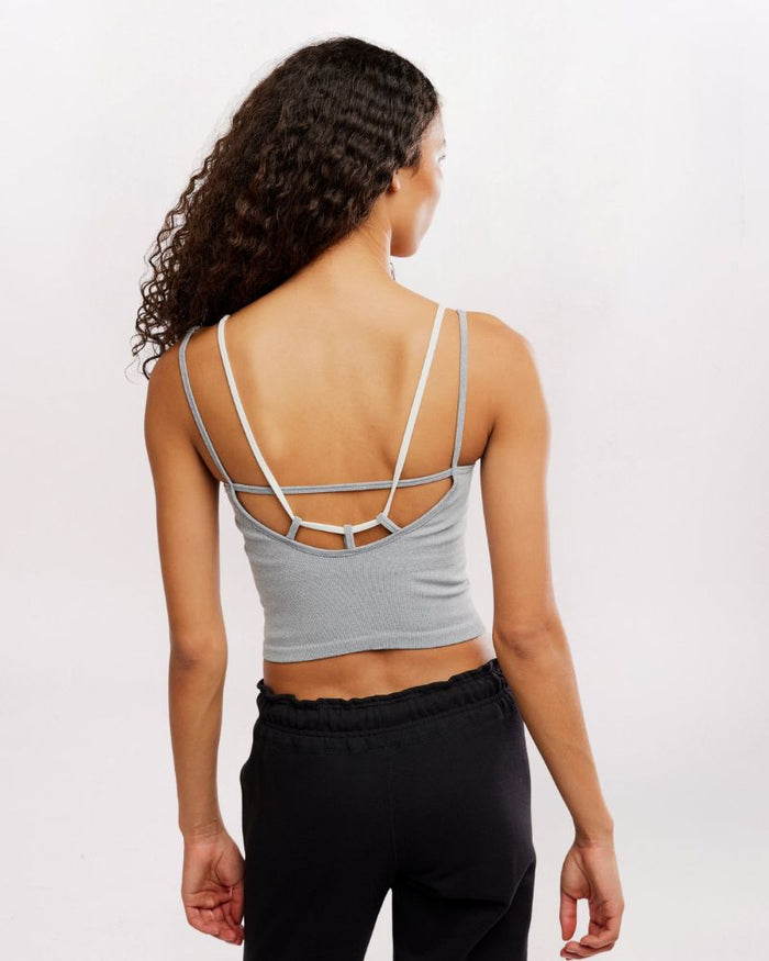 ALL CLEAR COASTLINE CAMI, H. GREY COMBO