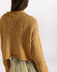 ROLL NECK OPAL SWEATER, SWEET POTATO