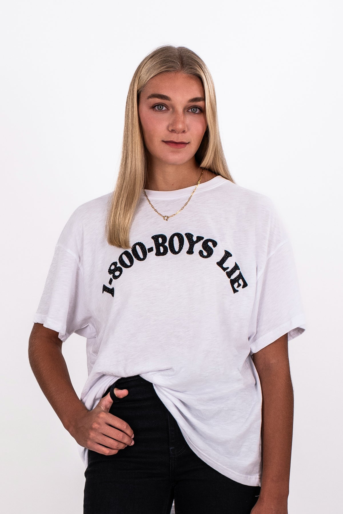 1-800 BOYS LIE REVAMPED GEM TEE