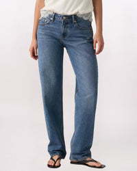 LOW STRAIGHT DENIM, REAL RECOG