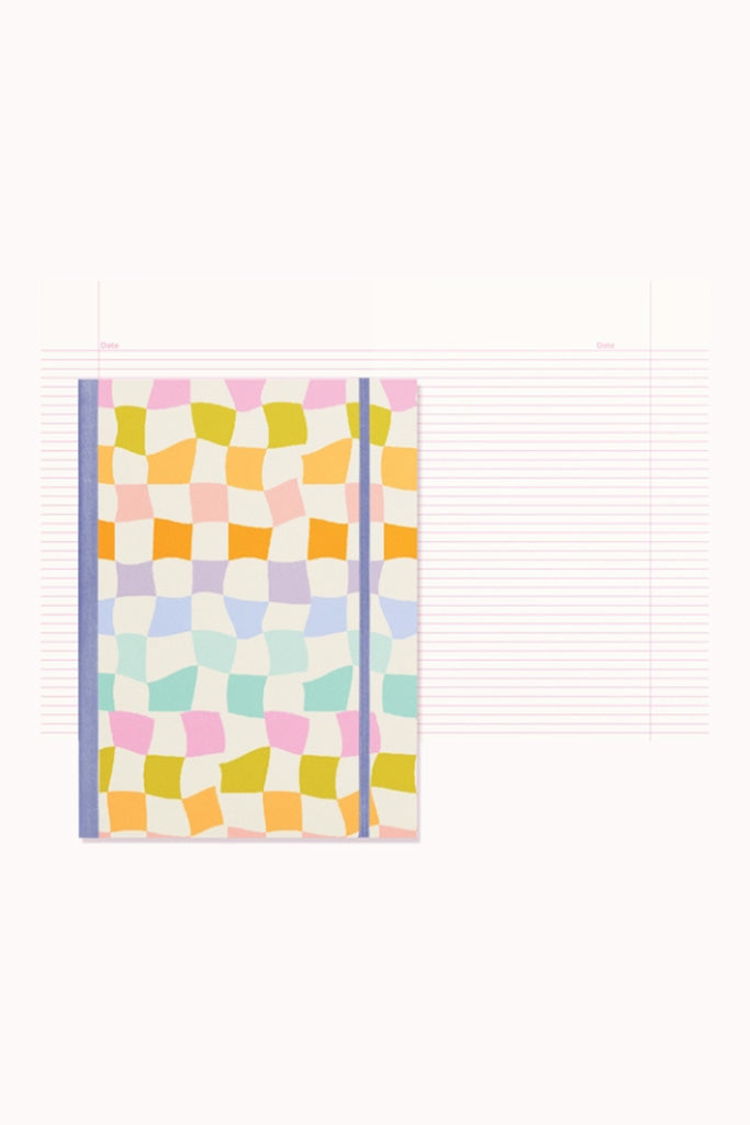 BOUND NOTEBOOK - CHECKERS