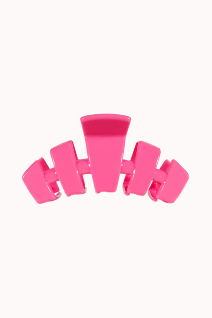 TELETIES - LARGE CLASSIC CLAW CLIP, PARADISE PINK