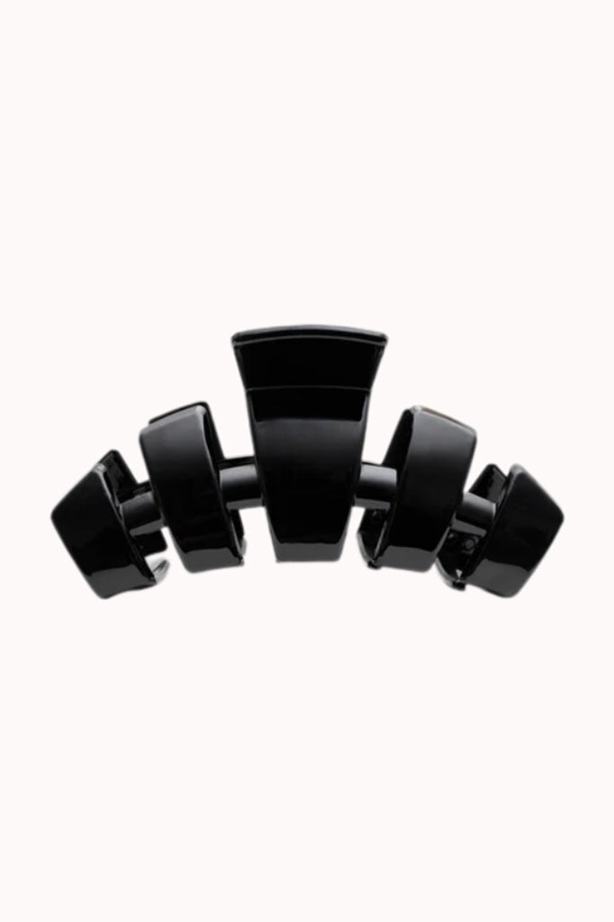 TELETIES - LARGE CLASSIC CLAW CLIP, JET BLACK