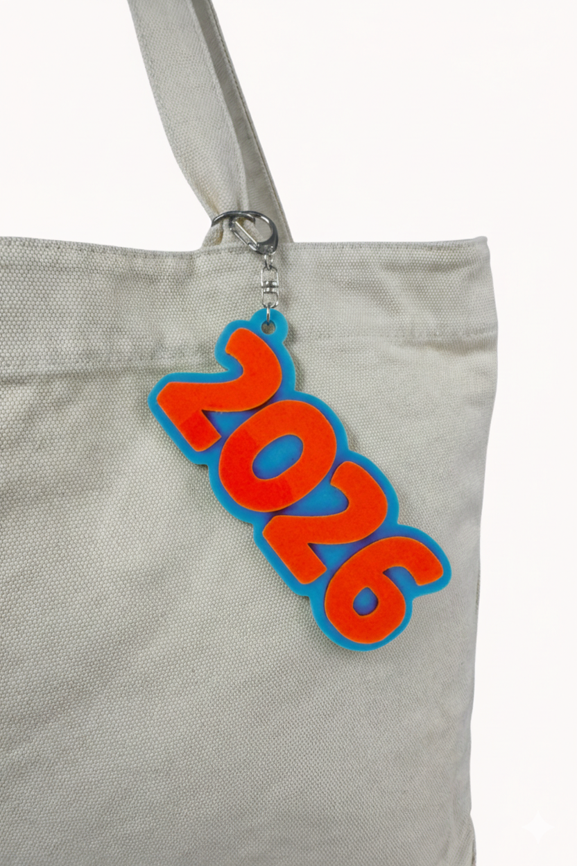 ACRYLIC GRAD YEAR KEYCHAIN - 2026
