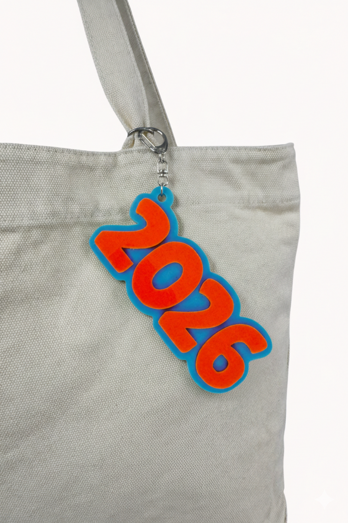 ACRYLIC GRAD YEAR KEYCHAIN - 2026