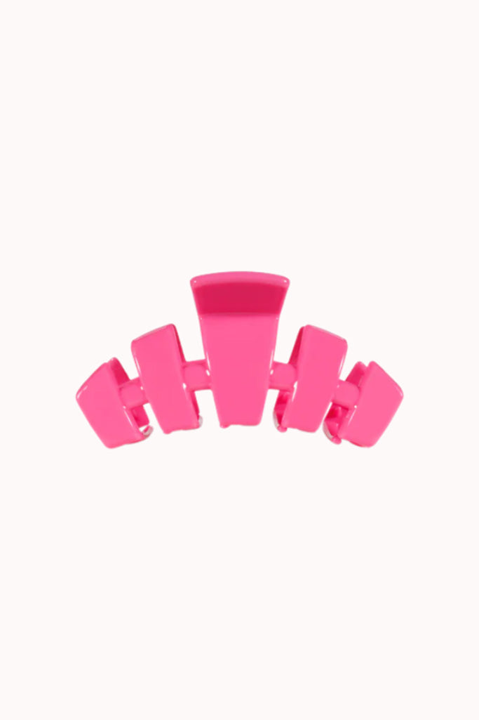 TELETIES - MEDIUM CLASSIC CLAW CLIP, PARADISE PINK