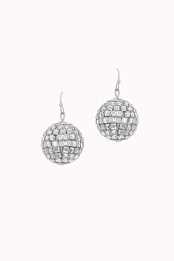 DISCO BALL DROP EARRING