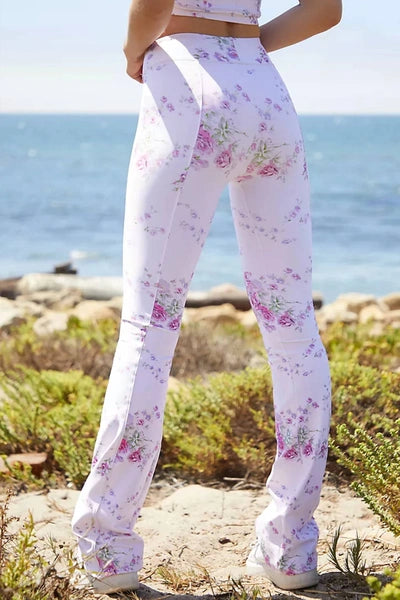 REED FLORAL FLARE LEGGING