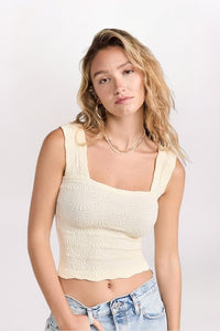 LOVE LETTER TANK, IVORY