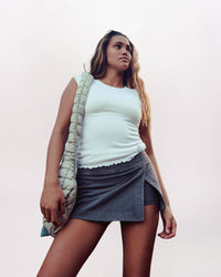 HOT SHOT MINI SKORT, CHOCOLATE