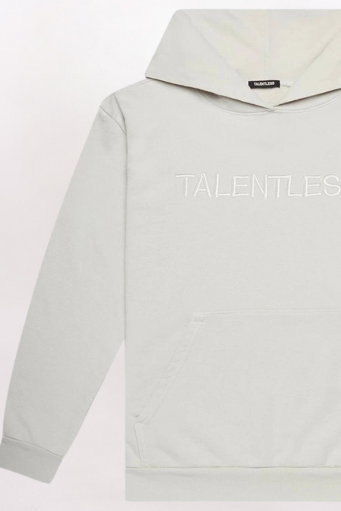 EMBROIDERED CIRCLE LOGO HOODIE