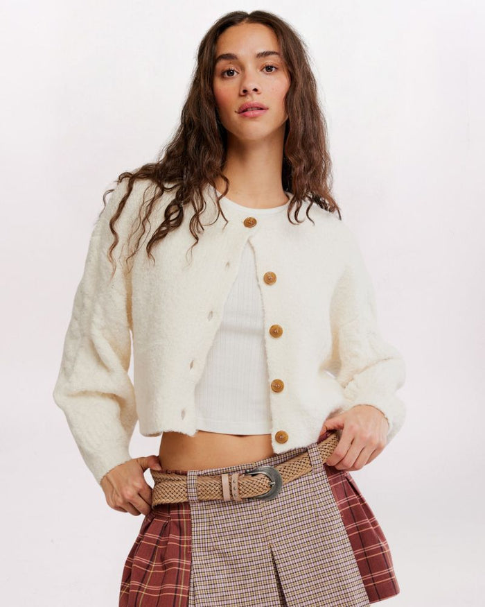 THISTLE CARDIGAN, SUGAR SWIZZLE