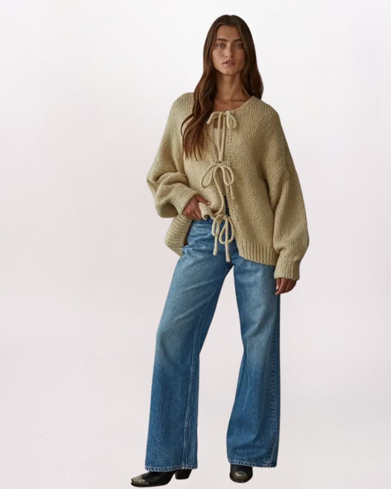 TIE FRONT CARDIGAN