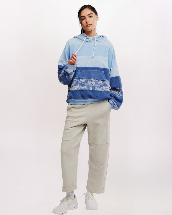 FINAL CALL LOGO HOODIE, BLUE INDIGO