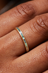 KITT ABALONE BAND RING