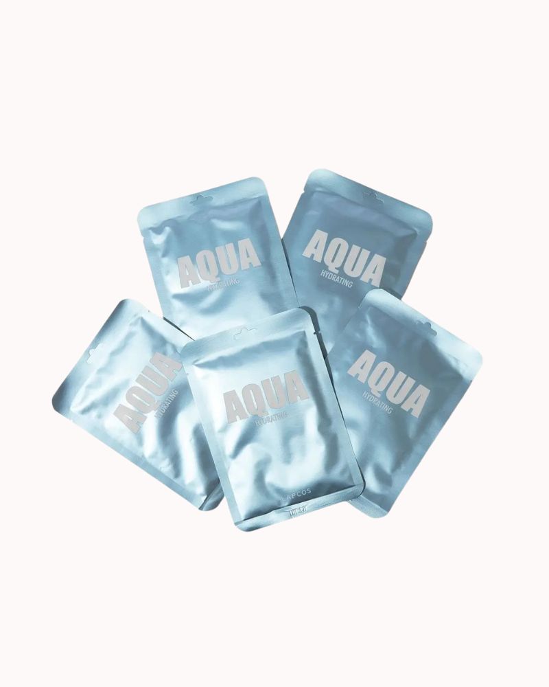 AQUA SHEET MASK - 5PK
