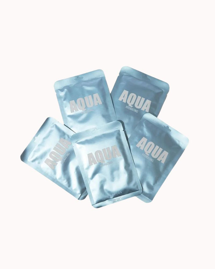 AQUA SHEET MASK - 5PK