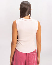 SEAM DETAIL RIB TANK, SOFT PINK
