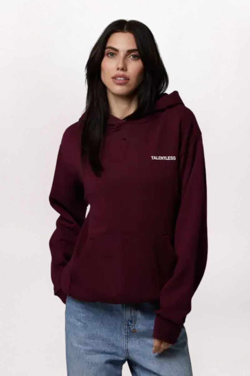 LIGHTWEIGHT HOODIE - CABERNET