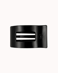 FLAT RECT CLIP - LARGE, JET BLACK