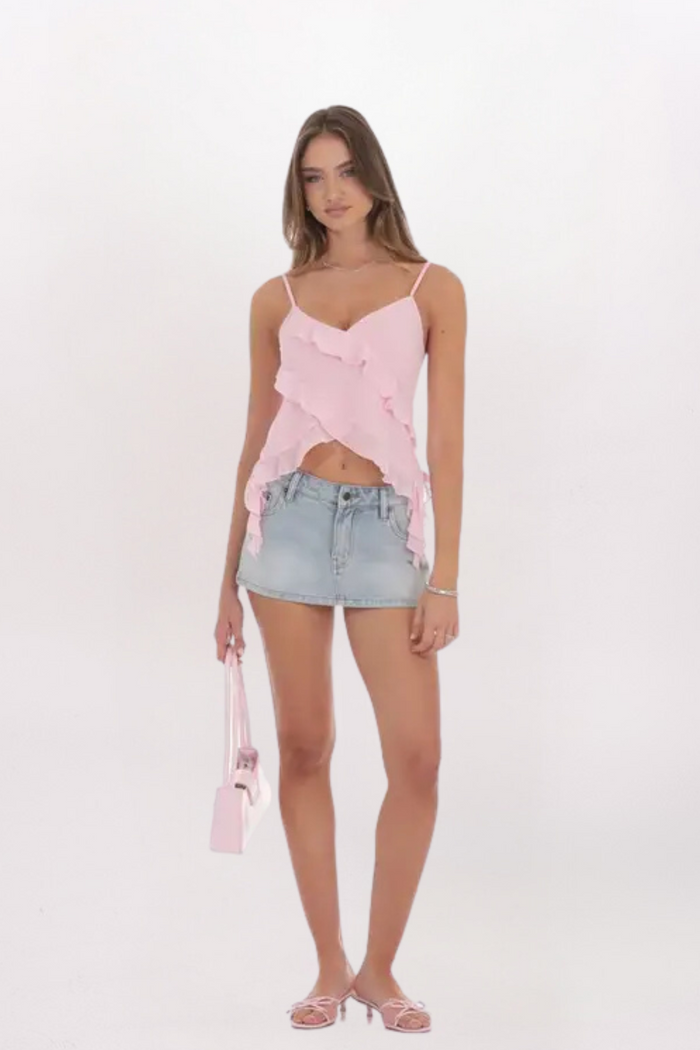 RUFFLE TASSEL TOP