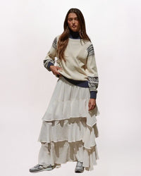 LS FAIRISLE SLV STL TRTLNCK SWTR