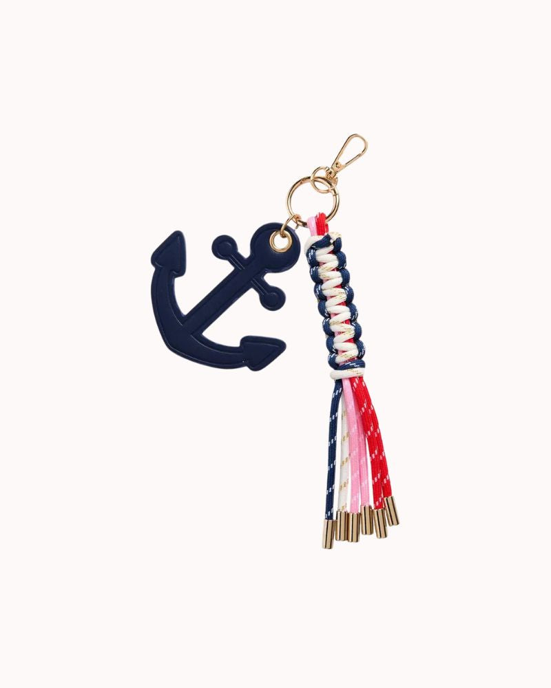 ANCHOR BAG CHARM - NAVY