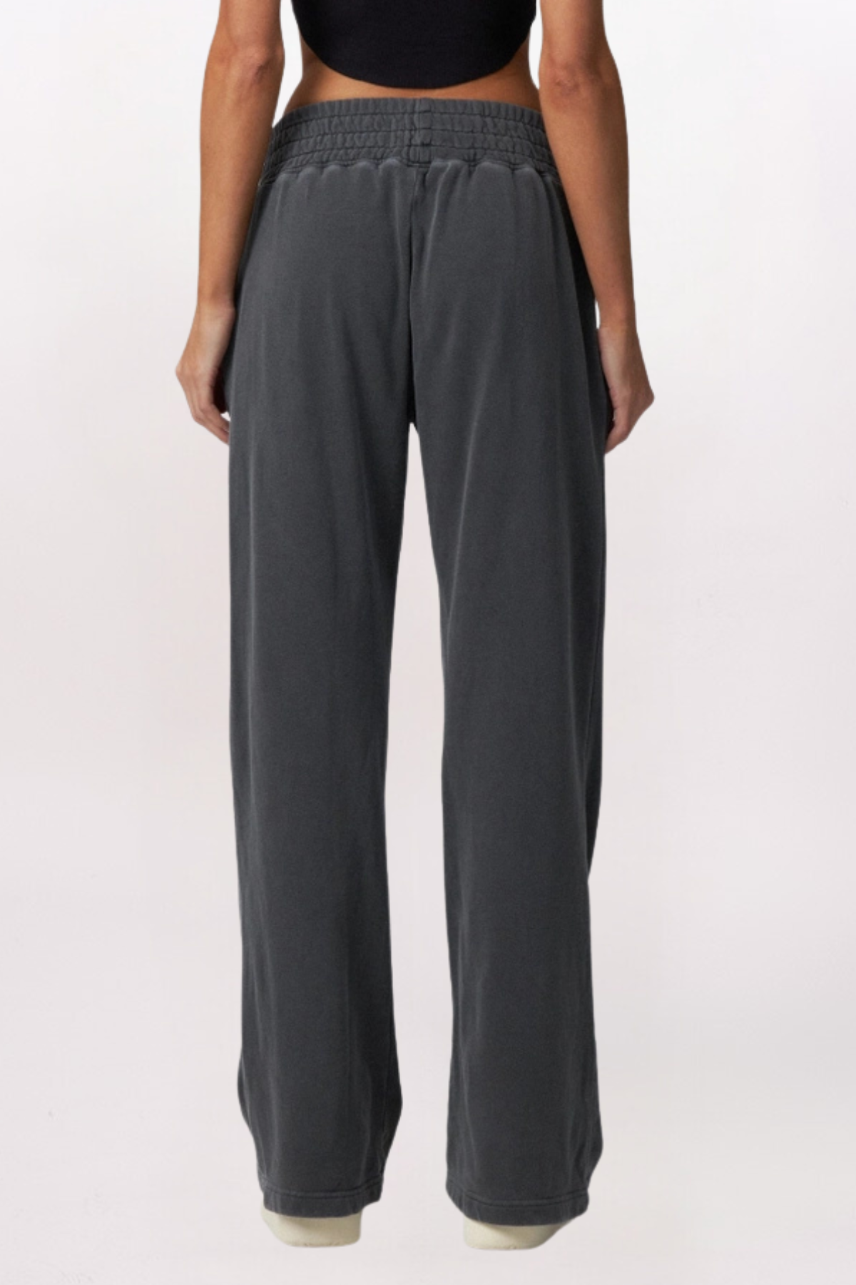 WIDE LEG BOXING PANT - STEEL GREY