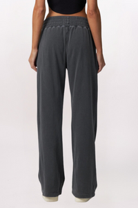 WIDE LEG BOXING PANT - STEEL GREY