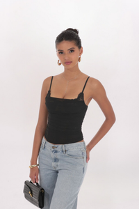 SHEER CORSET TANK