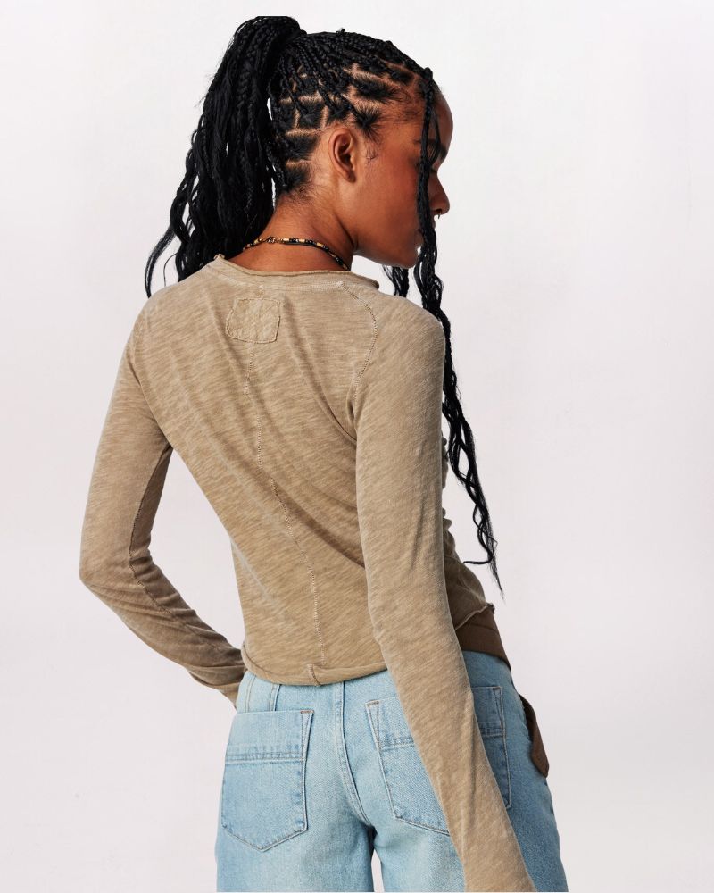 BE MY BABY TEE-TROPICAL NUT