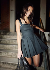 MIDNIGHT MAGIC MINI DRESS, BLACK COMBO