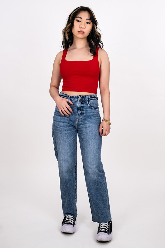 DAZE SUNDAZE UTILITY CROP JEAN