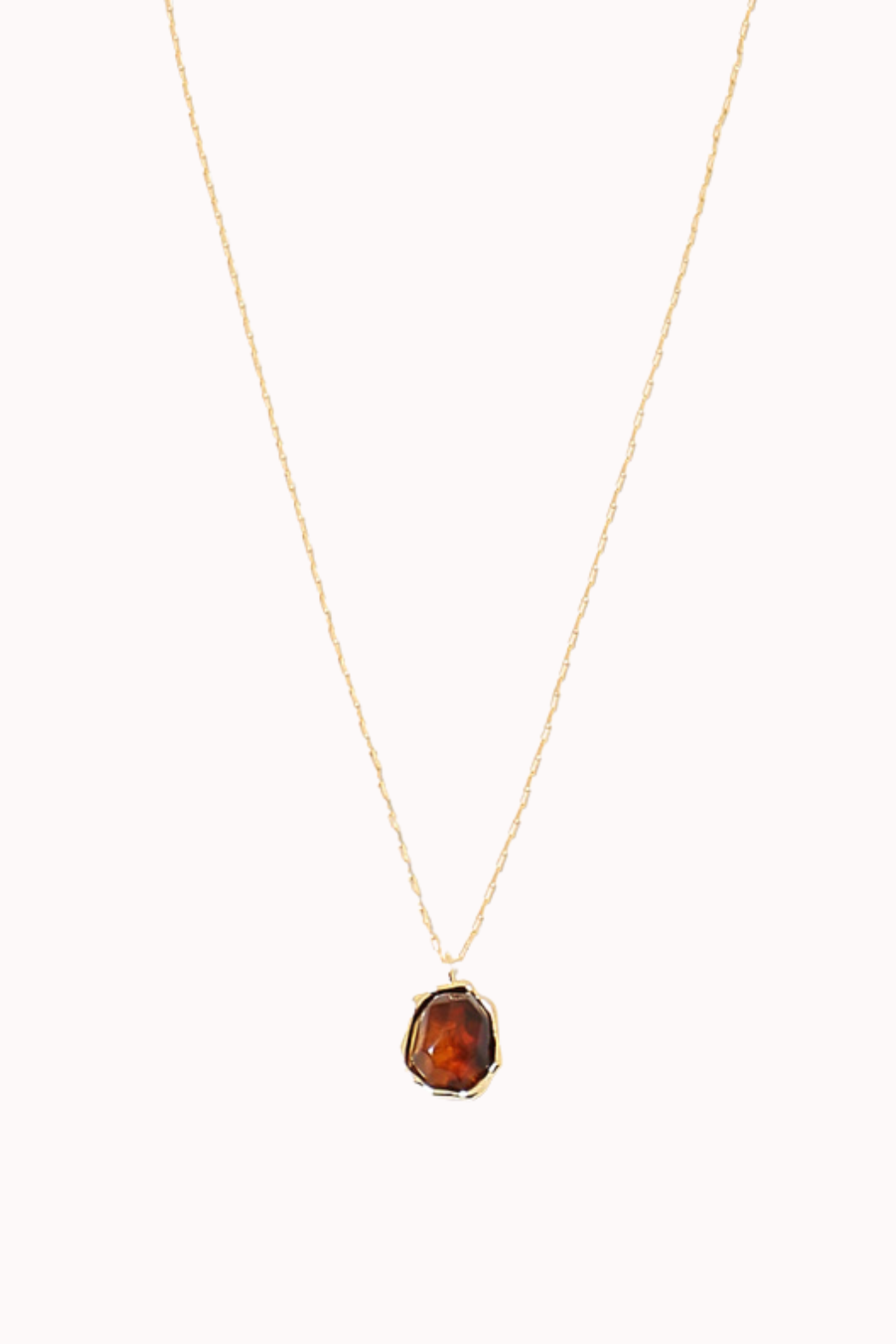 RESIN STONE PENDANT NECKLACE