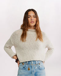 ROLL NECK OPAL SWEATER, TEA