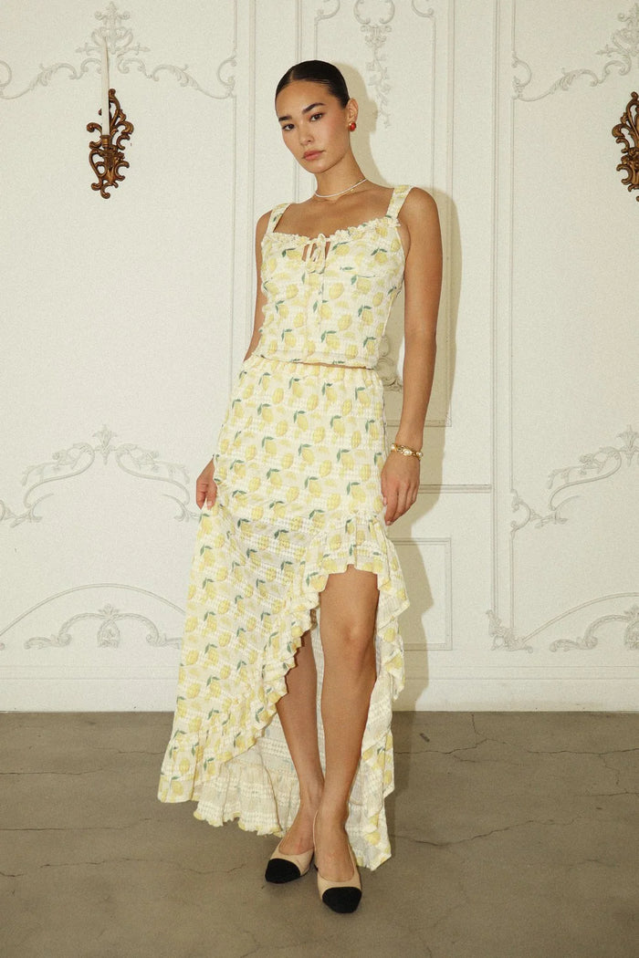 LEMONS LACE TOP