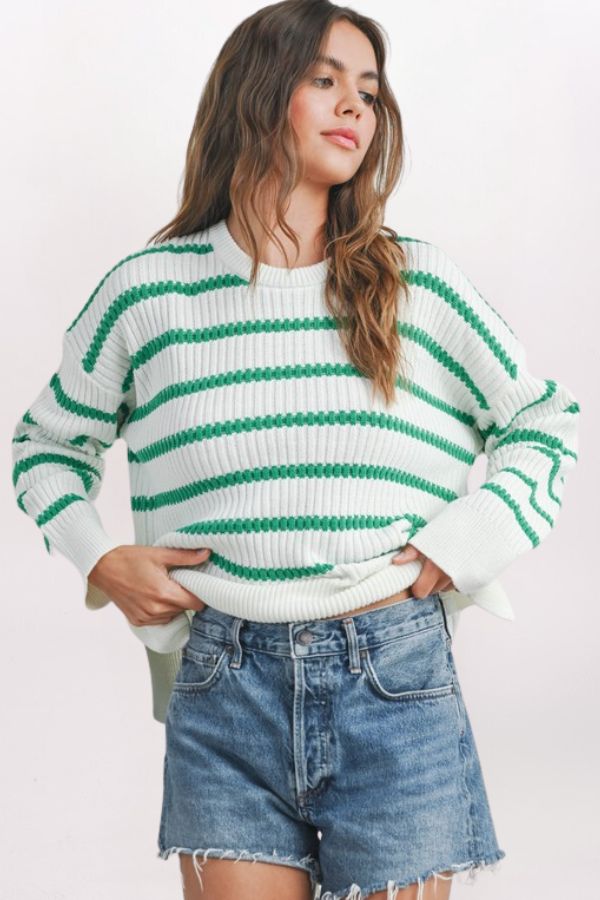 CREW TEXTURED SWEATER