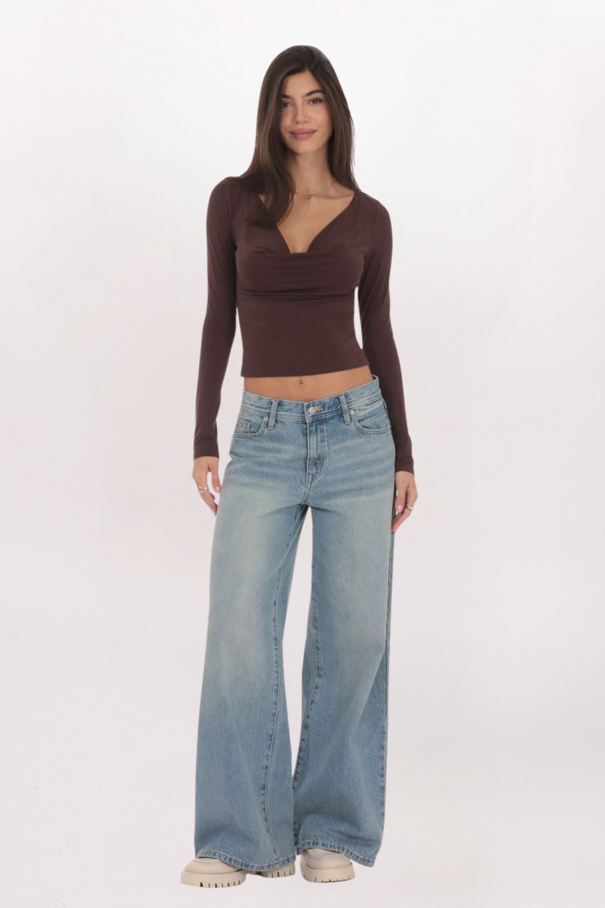 WIDE LEG SLOUCHY JEAN