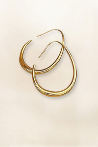 BELLAMY TEARDROP TAPERED HOOP