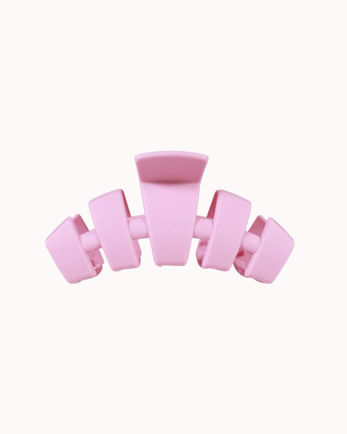 TELETIES - LARGE CLASSIC CLAW CLIP, MERRY PINKMAS