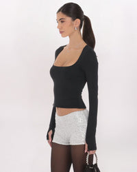 TWIST BACK DETAIL TOP