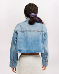 SIDE TO SIDE DENIM JACKET, RIVER WASH