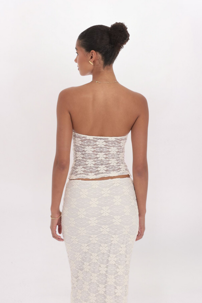 SHEER LACE TUBE