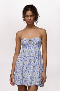 DITSY FLORAL KEYHOLE DRESS