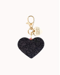 AHH-LARM GLITTER HEART - BLACK