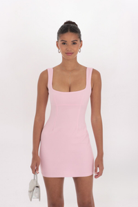 OPEN BACK BODYCON DRESS