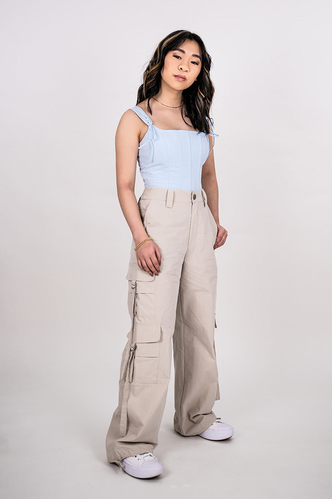 WIDE LEG CARGO PANT