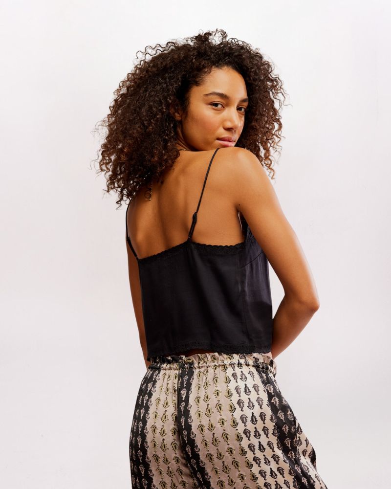 PIECES OF YOU CAMI - BLACK